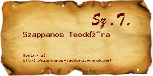 Szappanos Teodóra névjegykártya